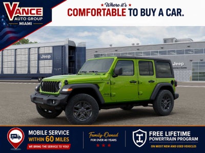 2026 Jeep Wrangler WRANGLER 4-DOOR SPORT S