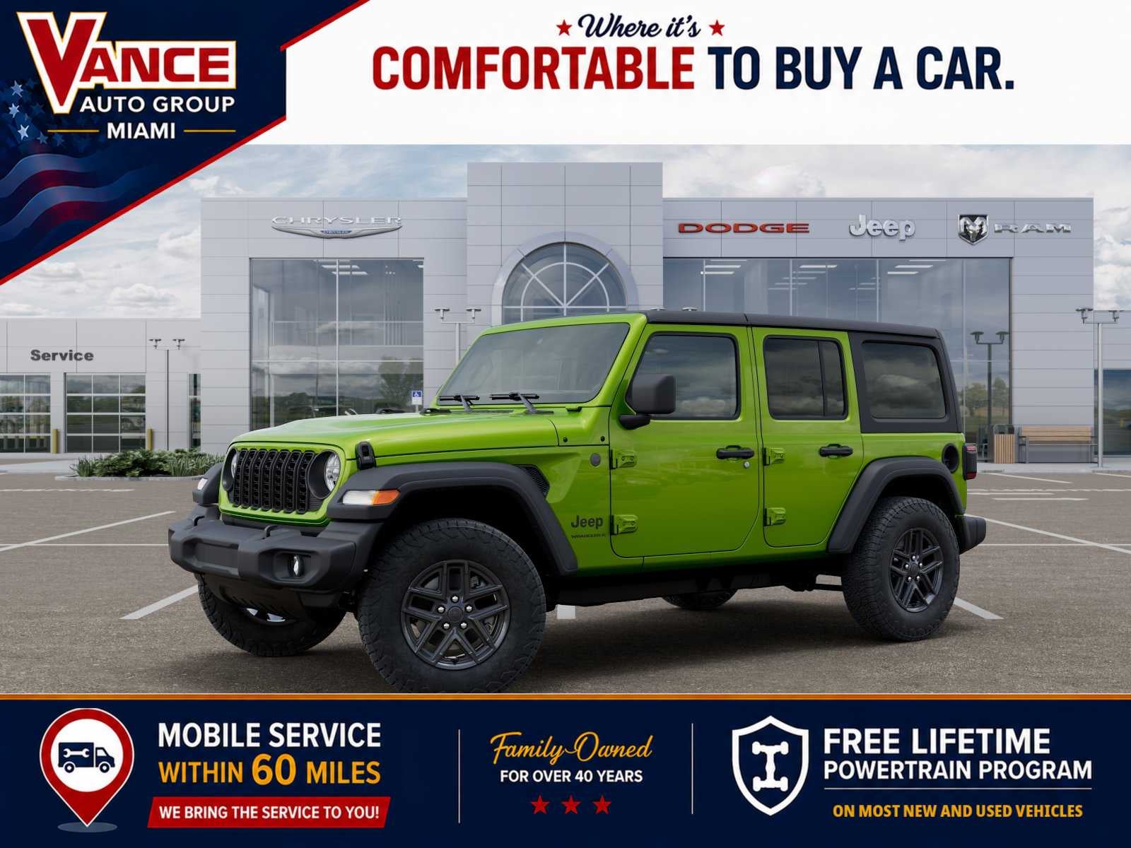 2026 Jeep Wrangler WRANGLER 4-DOOR SPORT S