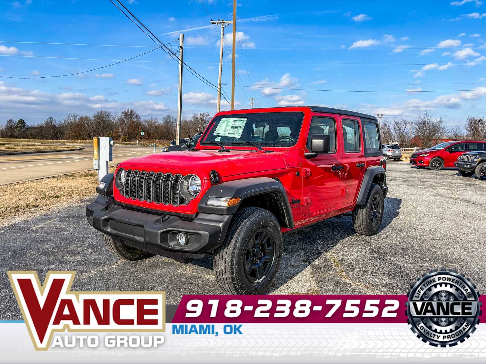 2026 Jeep Wrangler WRANGLER 4-DOOR SPORT