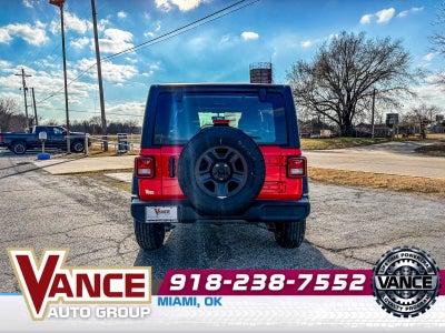 2026 Jeep Wrangler WRANGLER 4-DOOR SPORT