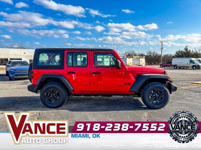 2026 Jeep Wrangler WRANGLER 4-DOOR SPORT