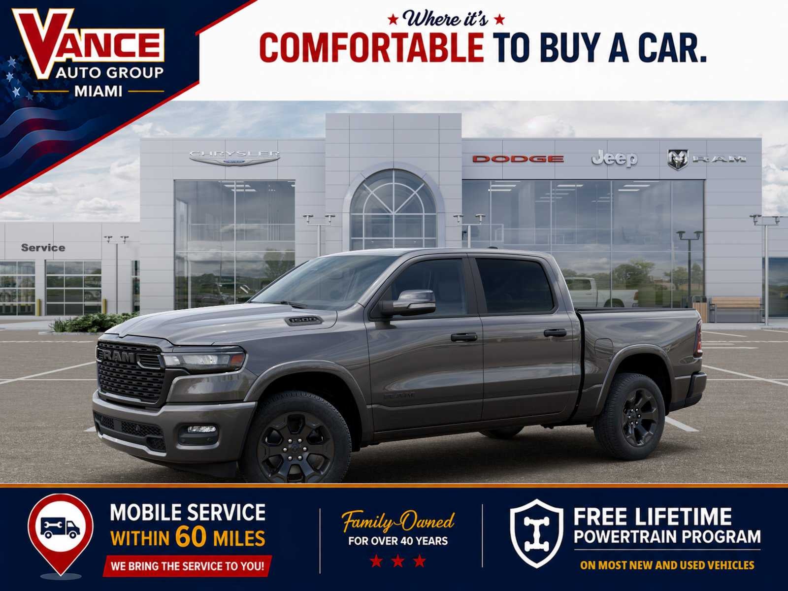 2026 RAM Ram 1500 RAM 1500 BIG HORN CREW CAB 4X4 5'7' BOX