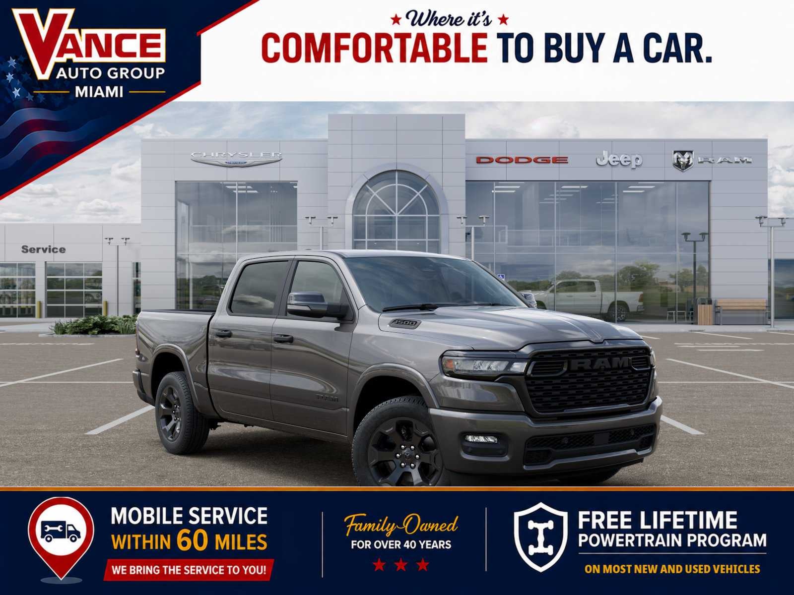 2026 RAM Ram 1500 RAM 1500 BIG HORN CREW CAB 4X4 5'7' BOX