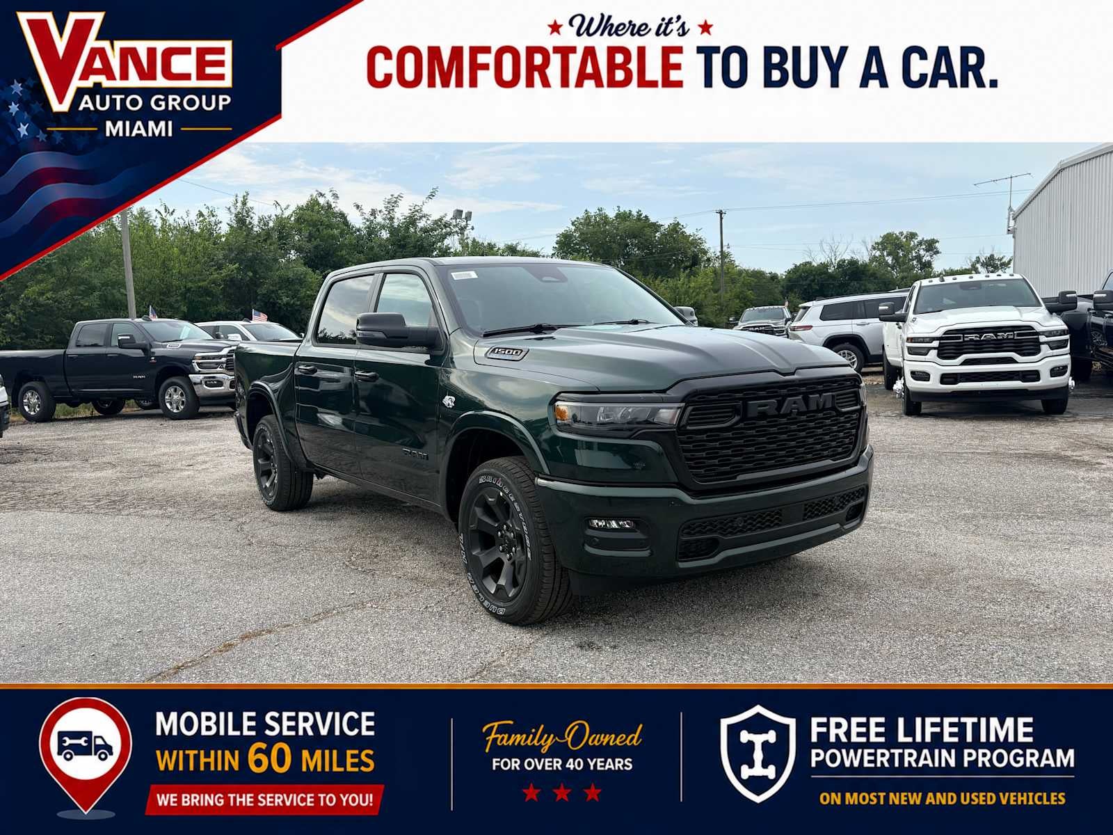 2026 RAM Ram 1500 RAM 1500 BIG HORN CREW CAB 4X4 5'7' BOX