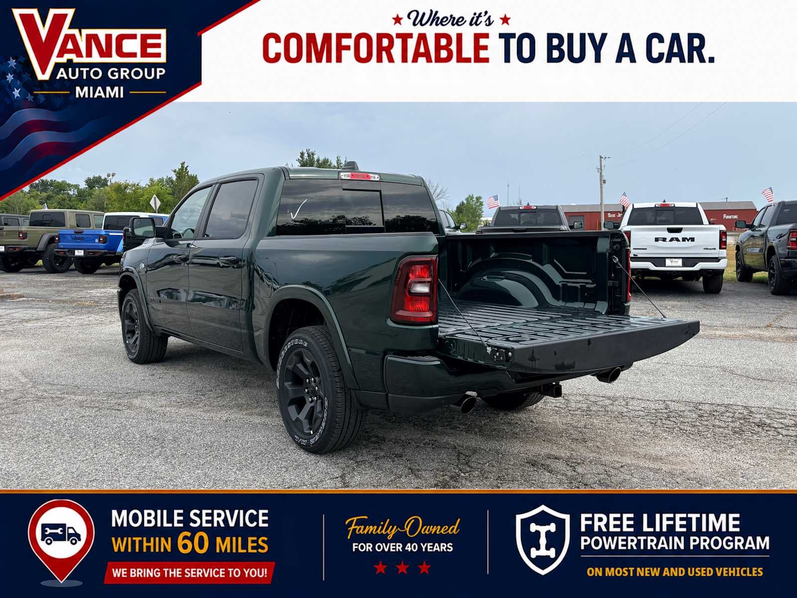 2026 RAM Ram 1500 RAM 1500 BIG HORN CREW CAB 4X4 5'7' BOX