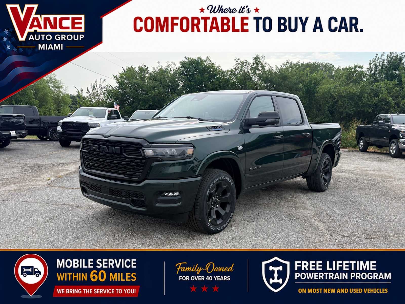 2026 RAM Ram 1500 RAM 1500 BIG HORN CREW CAB 4X4 5'7' BOX