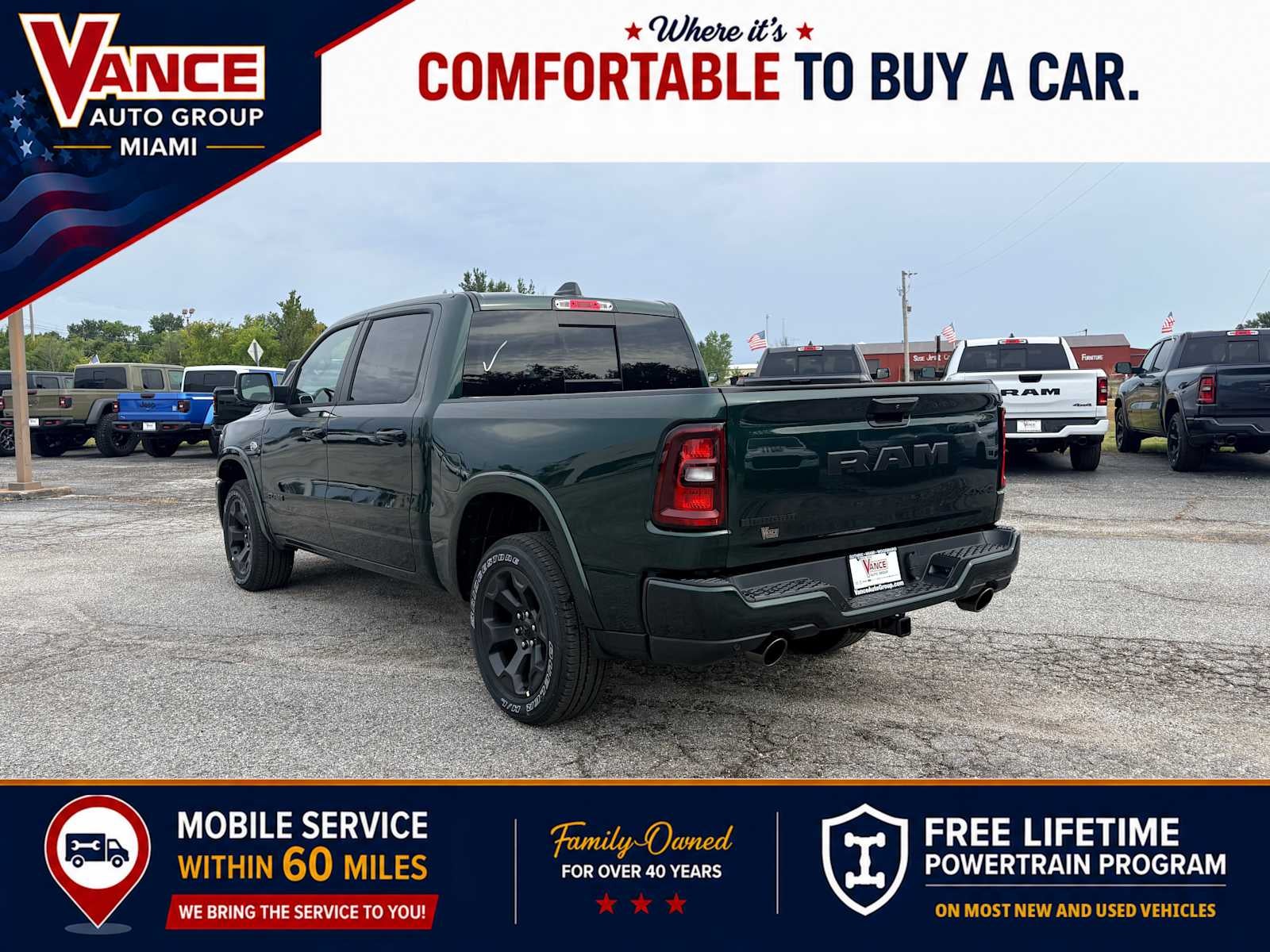 2026 RAM Ram 1500 RAM 1500 BIG HORN CREW CAB 4X4 5'7' BOX