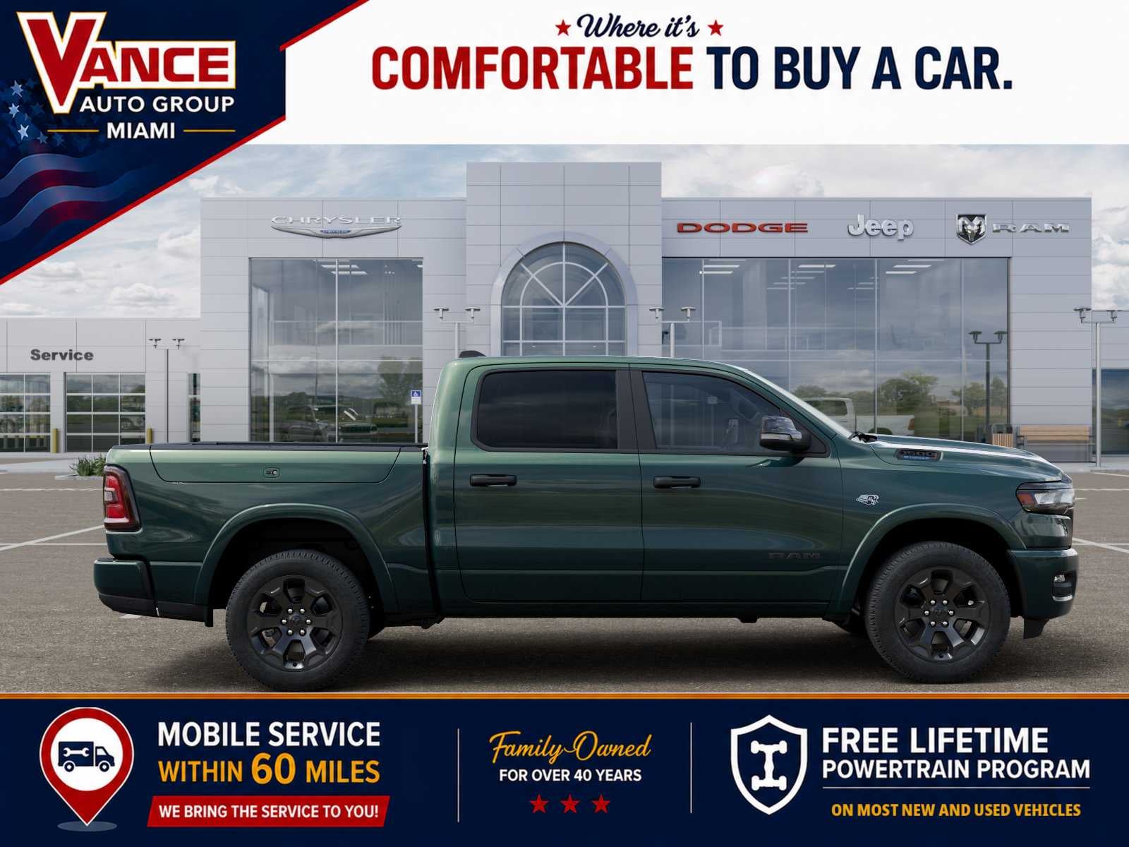 2026 RAM Ram 1500 RAM 1500 BIG HORN CREW CAB 4X4 5'7' BOX