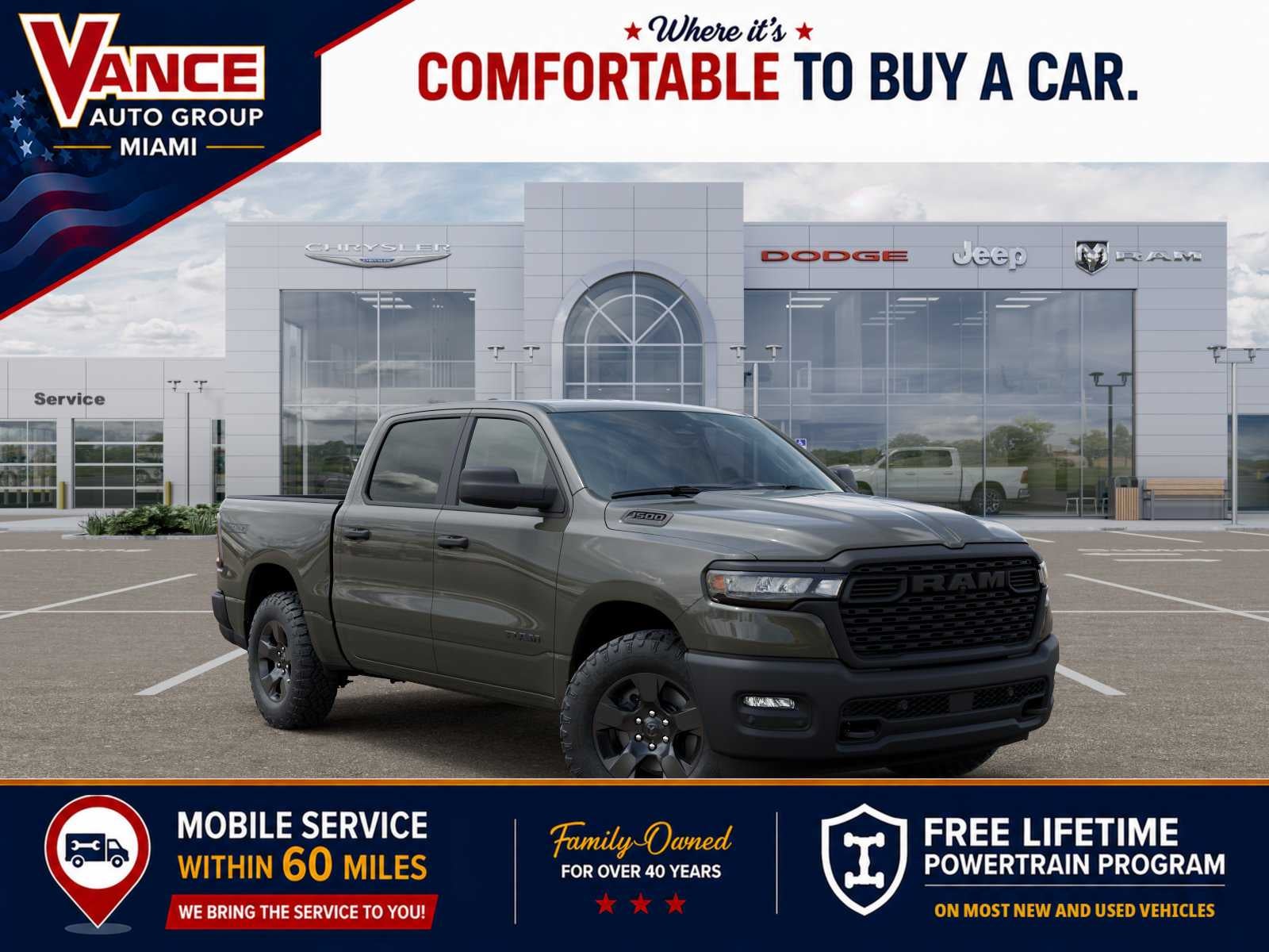 2027 RAM Ram 1500 RAM 1500 WARLOCK CREW CAB 4X4 5'7' BOX