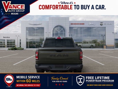 2027 RAM Ram 1500 RAM 1500 WARLOCK CREW CAB 4X4 5'7' BOX