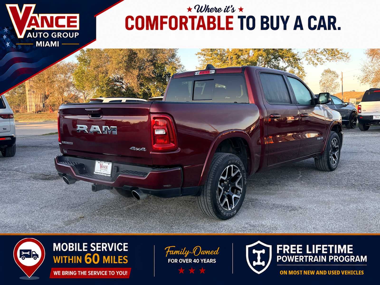2025 RAM Ram 1500 Laramie Crew Cab 4x4 5'7' Box