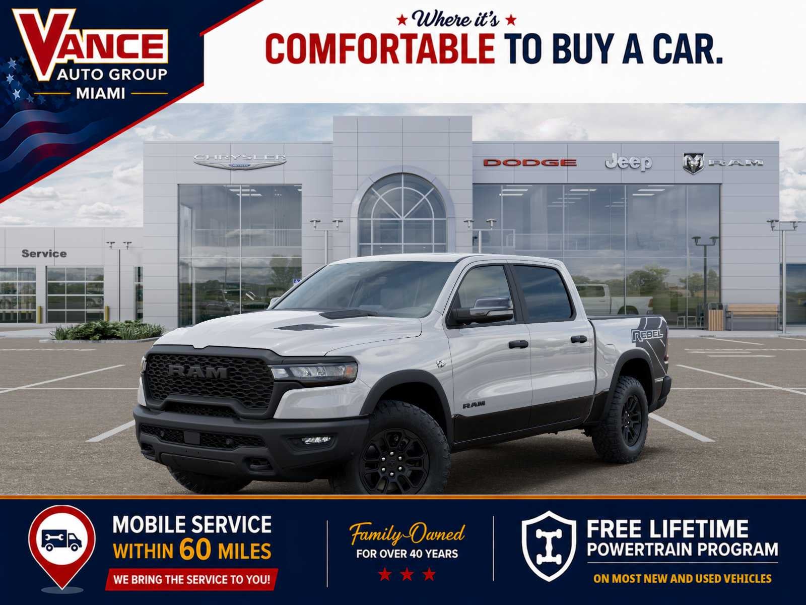 2026 RAM Ram 1500 RAM 1500 REBEL CREW CAB 4X4 5'7' BOX