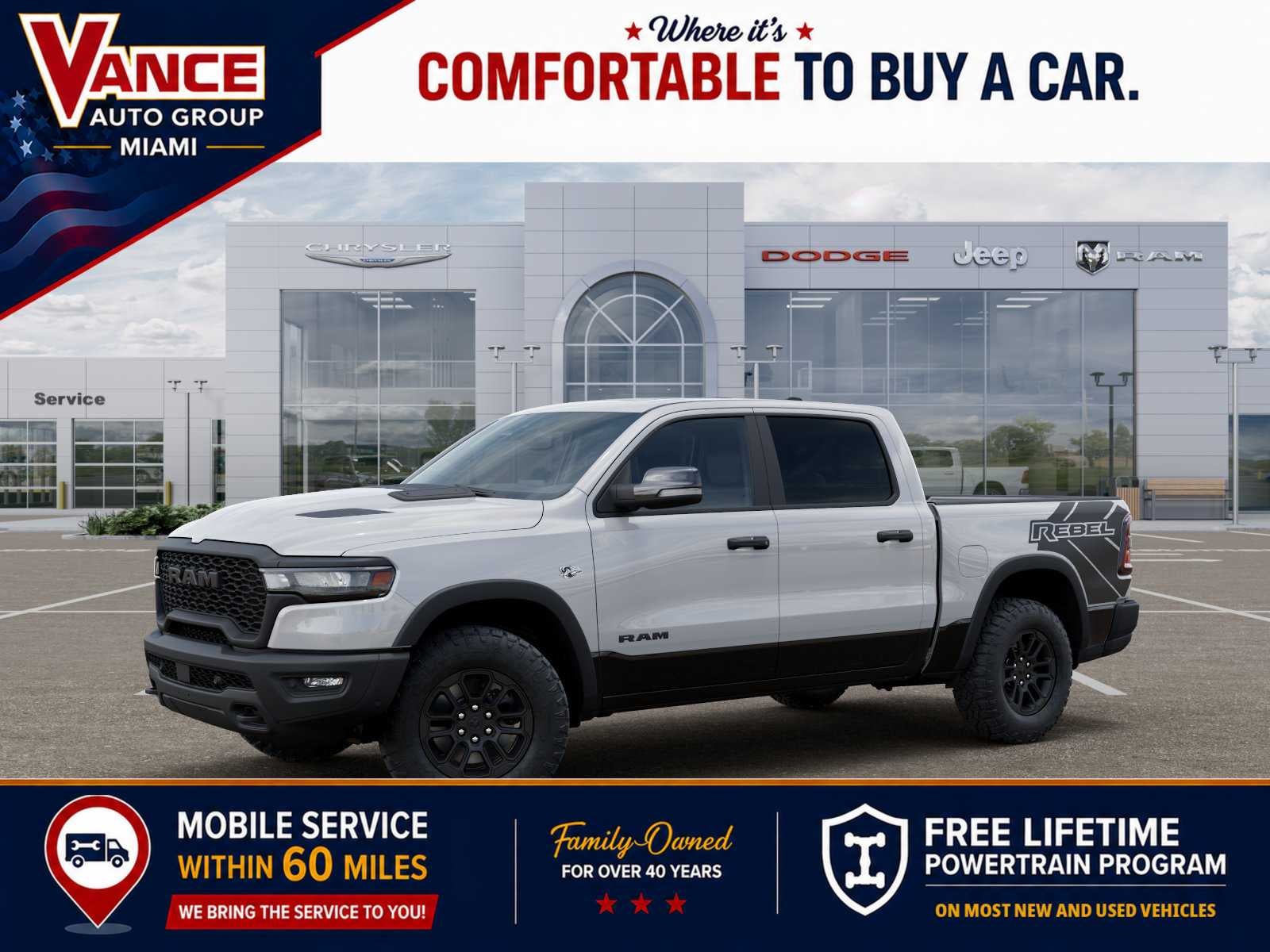2026 RAM Ram 1500 RAM 1500 REBEL CREW CAB 4X4 5'7' BOX