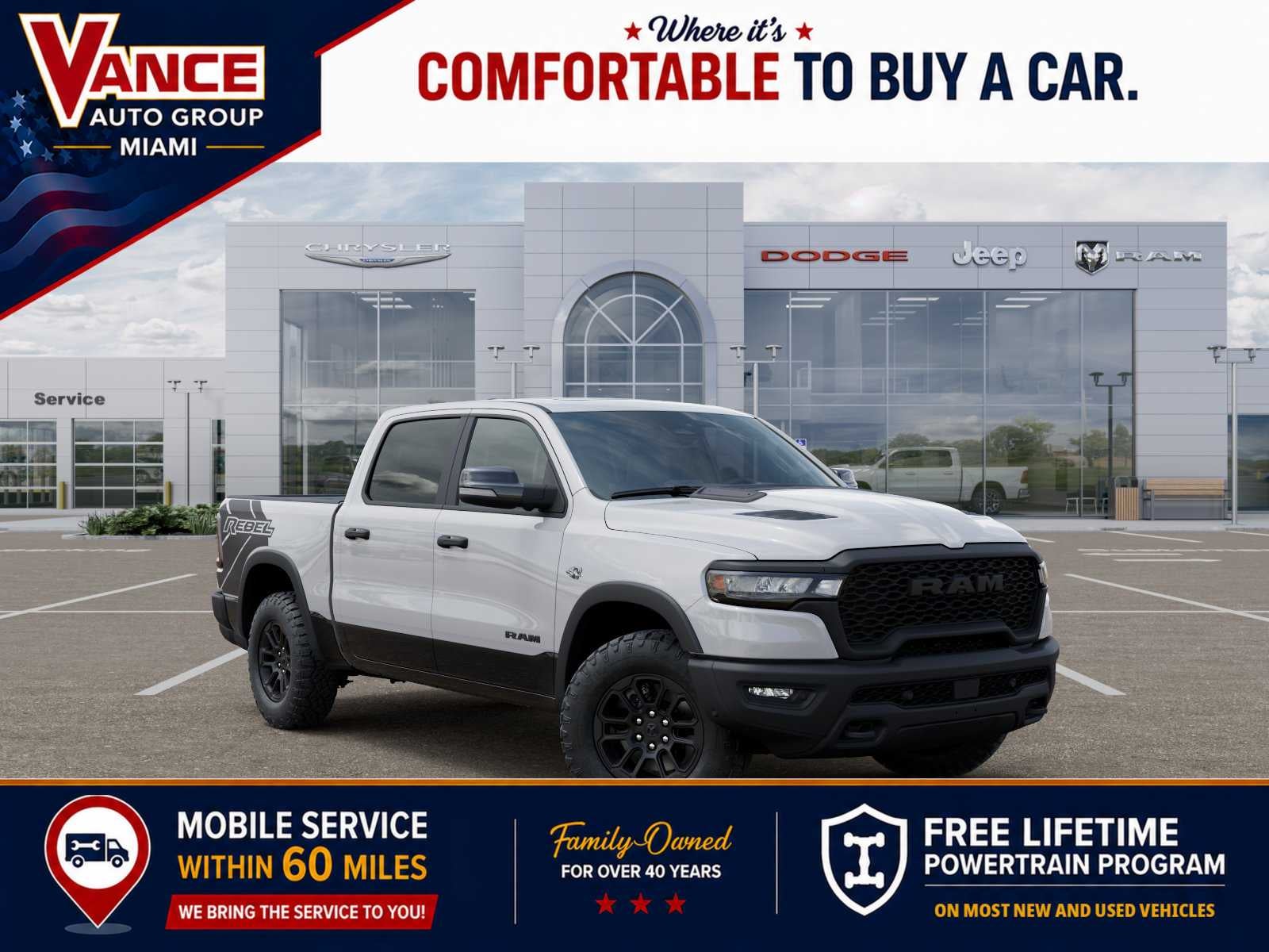 2026 RAM Ram 1500 RAM 1500 REBEL CREW CAB 4X4 5'7' BOX