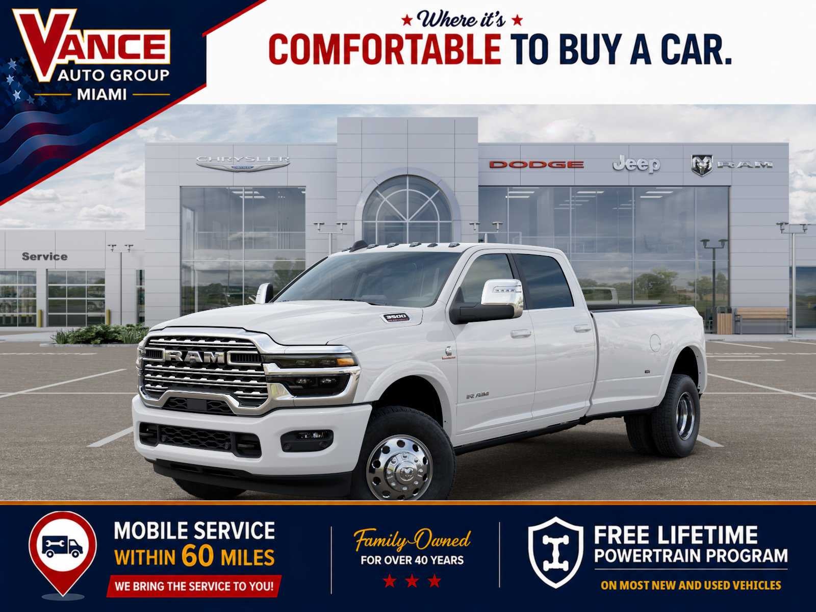 2027 RAM Ram 3500 RAM 3500 LIMITED LONGHORN CREW CAB 4X4 8' BOX