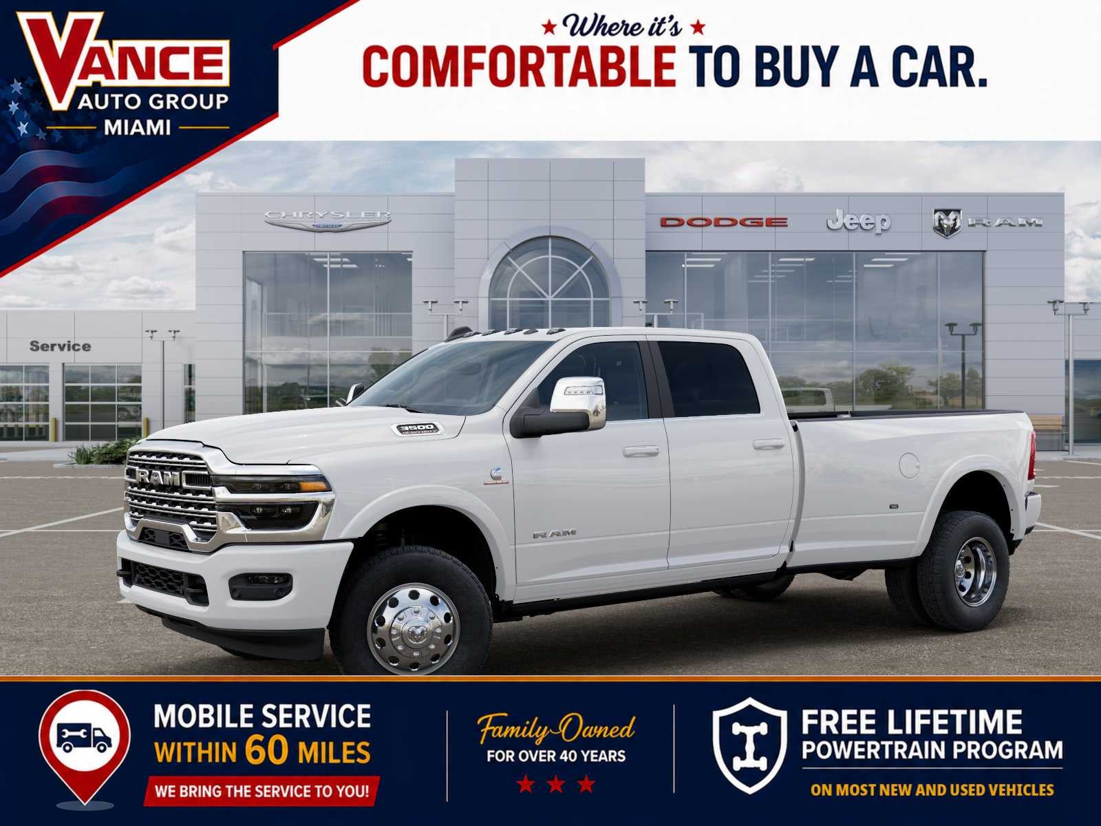 2027 RAM Ram 3500 RAM 3500 LIMITED LONGHORN CREW CAB 4X4 8' BOX
