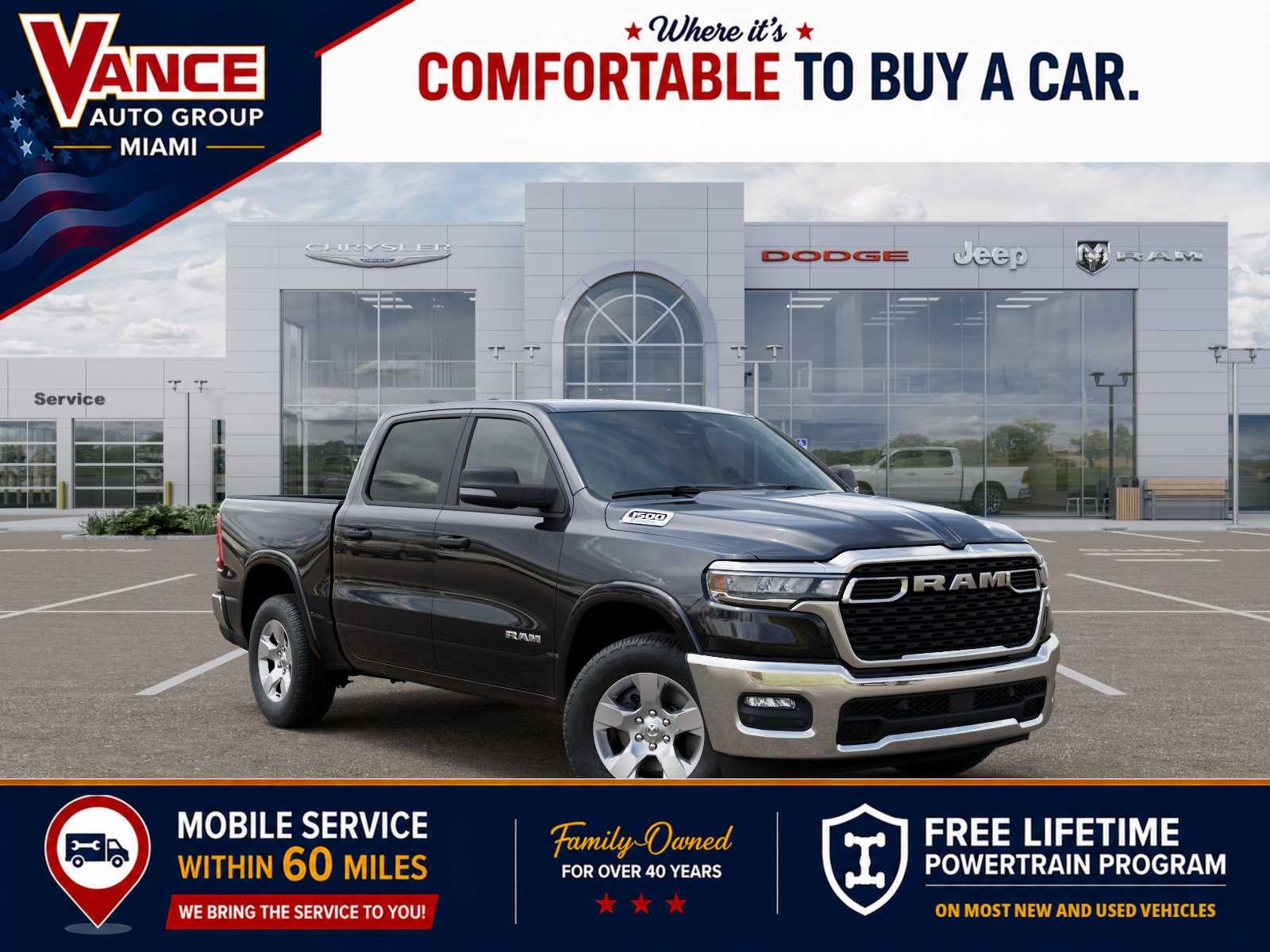 2026 RAM Ram 1500 RAM 1500 BIG HORN CREW CAB 4X4 5'7' BOX
