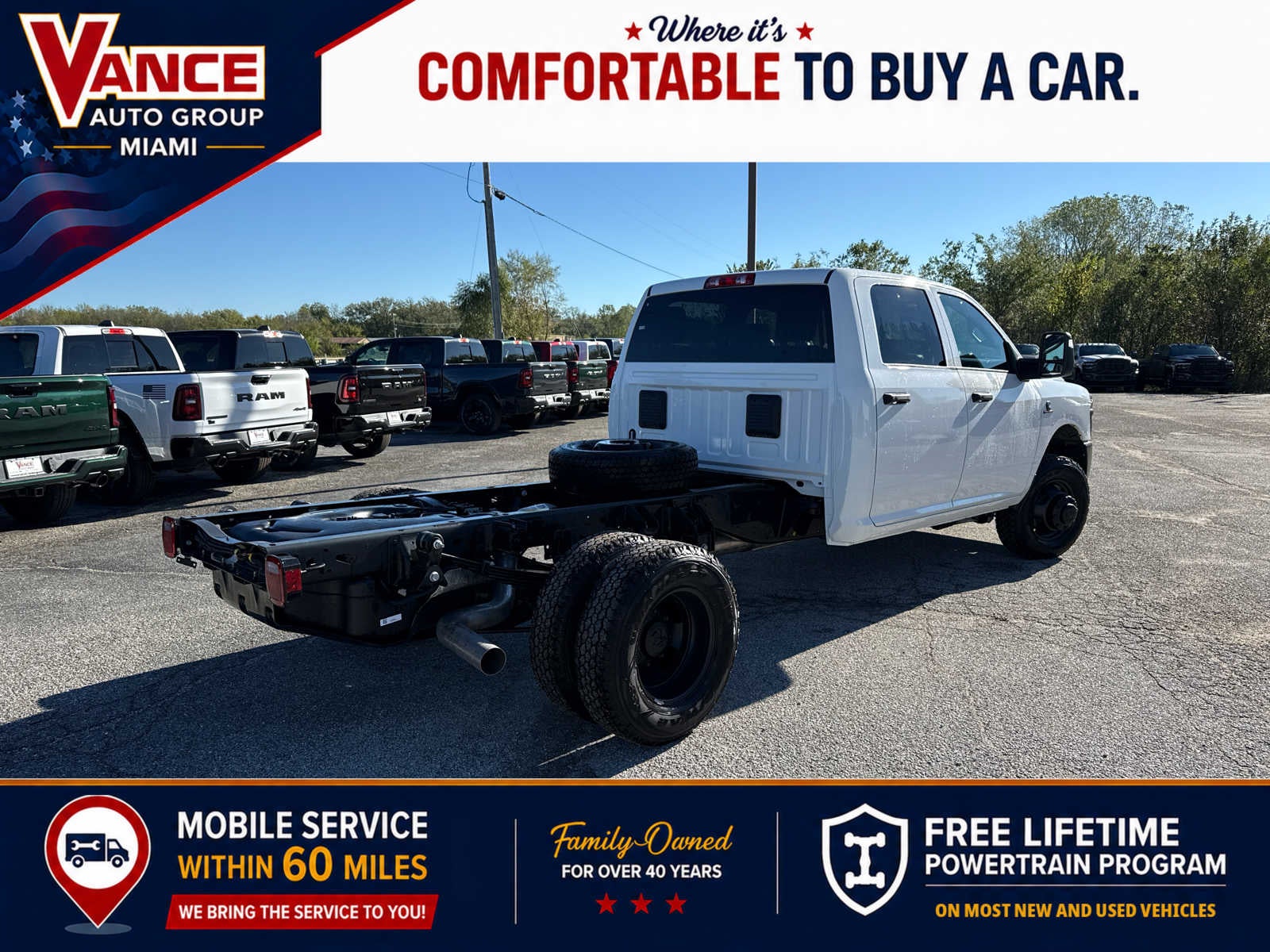 2027 RAM Ram 3500 Chassis Cab RAM 3500 TRADESMAN CREW CAB CHASSIS 4X4 60' CA