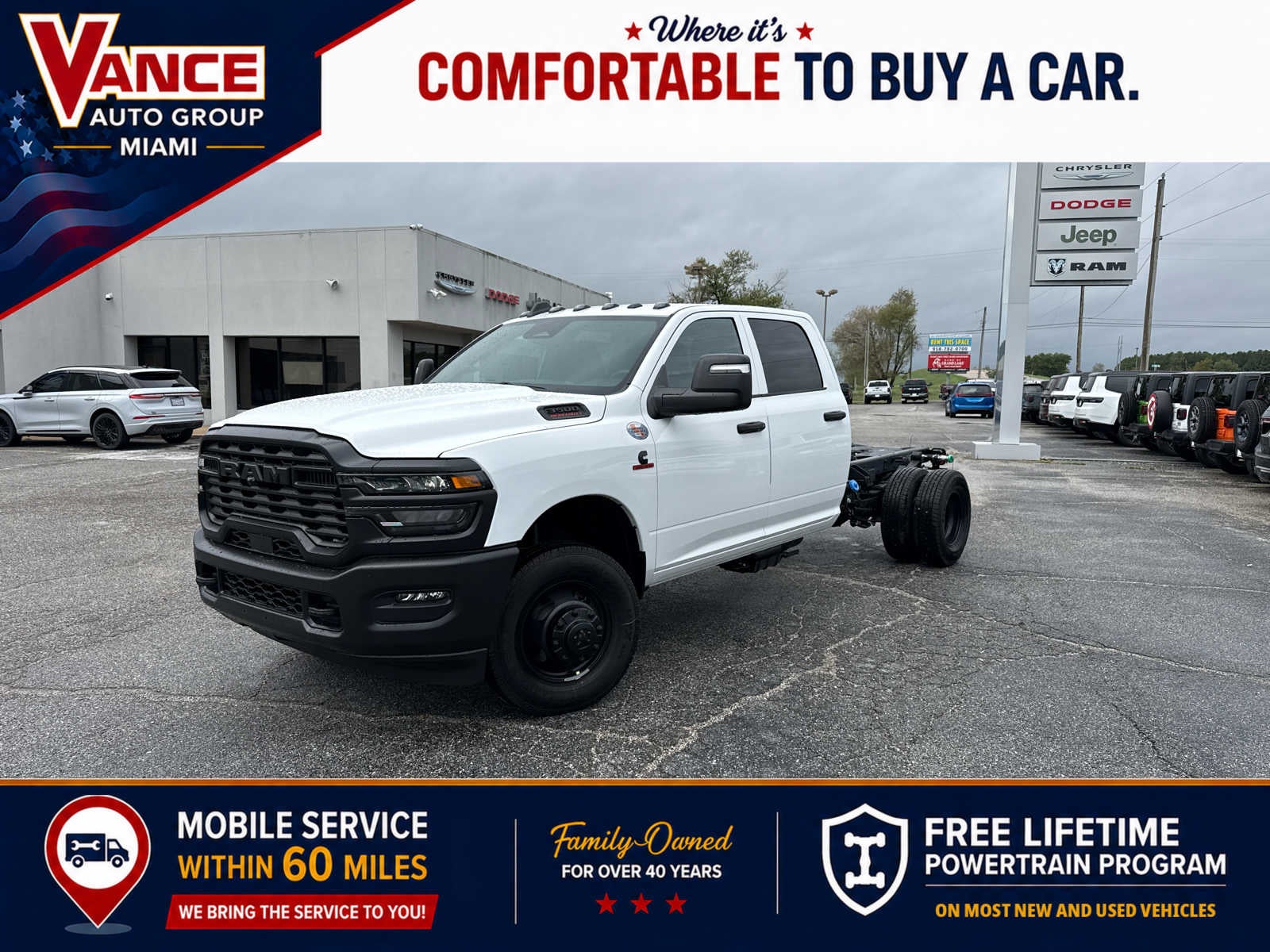 2027 RAM Ram 3500 Chassis Cab RAM 3500 TRADESMAN CREW CAB CHASSIS 4X4 60' CA