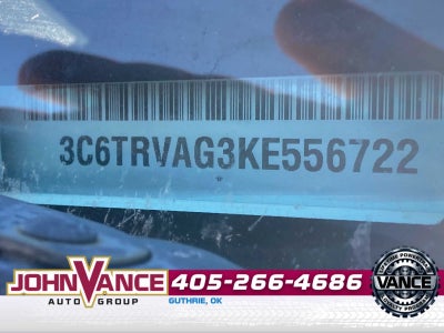 2019 RAM ProMaster 1500 1500 Low Roof 136" WB