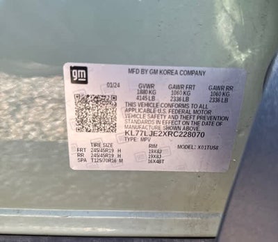 2024 Chevrolet Trax 2RS
