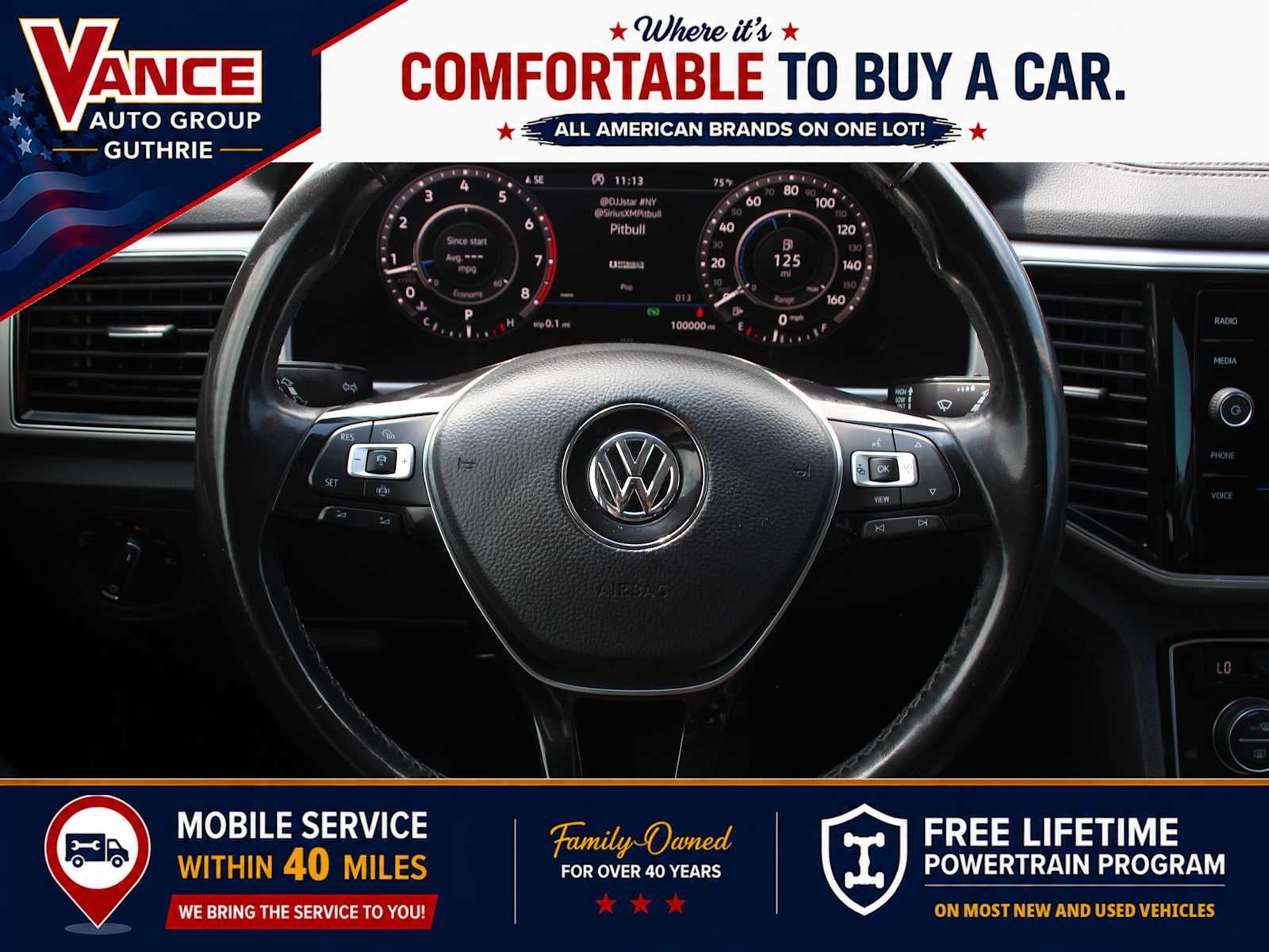 2019 Volkswagen Atlas 3.6L V6 SEL Premium