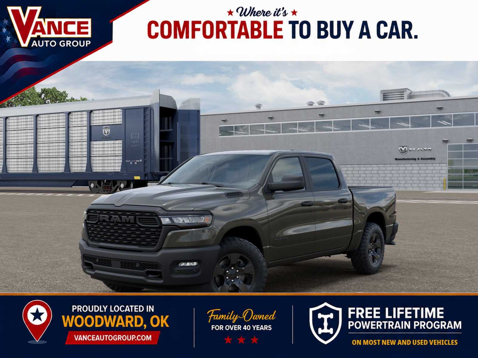 2027 RAM Ram 1500 RAM 1500 WARLOCK CREW CAB 4X4 5'7' BOX