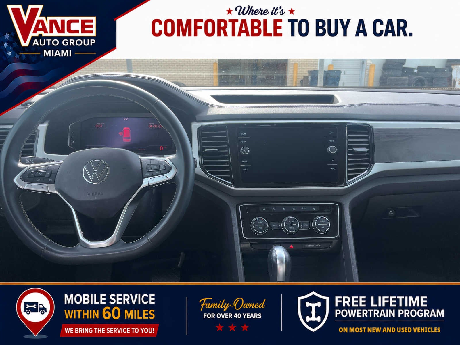 2022 Volkswagen Atlas 3.6L V6 SE w/Technology